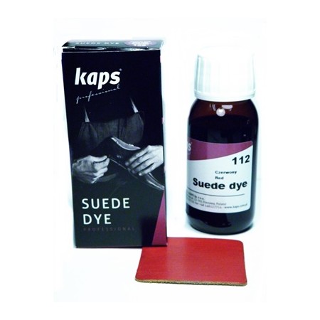 KAPS- SUEDE DYE   112  -  czerwony farba do zamszu i nubuku