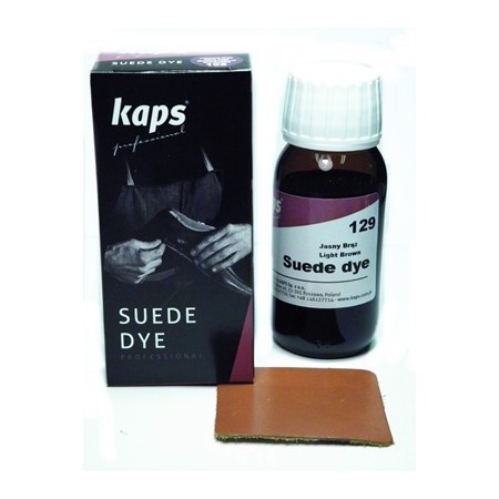 KAPS- SUEDE DYE   129  -  jasny brąz farba do zamszu i nubuku